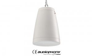 AUDIOPHONY SHP550W Decken-Hänge-Lautsprecher weiss, 2-Weg-System 50W, 8Ω/70V/100V