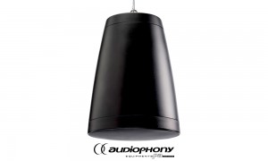 AUDIOPHONY SHP880B Decken-Hänge-Lautsprecher schwarz, 2-Weg-System 80W, 8Ω/70V/100V