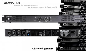 AUDIOPHONY SLI300.2  2-Kanal Digital-Endstufe 2 x 270W RMS/4Ω