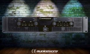 AUDIOPHONY WA-4X3 4-Kanal Endstufe 4 x 300W RMS