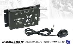 AUDIOPHONY BM-KIT Schleifenverstärker für Empfang/Schalter