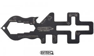 BRITEQ BT-STAGETOOL Multifunktionales Werkzeug für Bühnen-Techniker mit Sicherung und Gürtel-Tasche