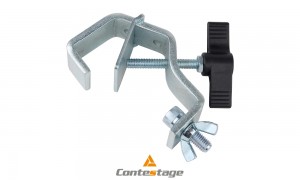 CONTESTAGE CCT-55 ALU C-Clamp/Klemme mit Sicherheitsbügel Ø 30-50mm, Alu