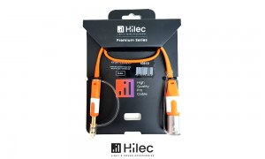HILEC CFLAT-JSXM Flachband-Audiokabel Stereo Jack/XLR-M