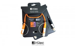 HILEC CFLAT-RCA Flachband-Audiokabel Cinch/Chinch