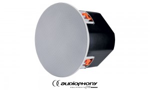 AUDIOPHONY CHPsub Subbass-Decken-Lautsprecher, 60W RMS, 8", 100V, 8Ω, Ø295mm