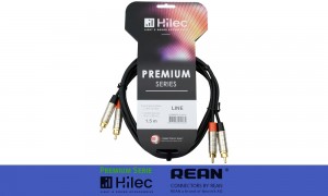 HILEC PREMIUM SERIE Audiokabel 2 x RCA/Cinch - 2 x RCA/Cinch