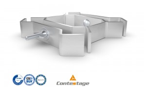 CONTESTAGE PLTPRO-FC4 Verbindungsklammer für vier runde Standfüsse