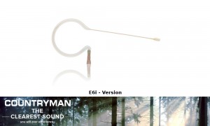 COUNTRYMAN E6-Serie High-End Ohrbügel-Mikrofone