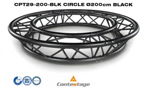 CONTESTAGE CPT29-200 BLK Circle/3-Punkt-Traversenkreis Ø 200cm, SCHWARZ