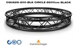 CONTESTAGE CQUA29-200 BLK Circle/4-Punkt-Traversenkreis Ø 200cm, SCHWARZ