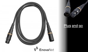 EnovaNxt Mic/DMX/Audio-Kabel, 3-pol XLR - True Mold Technology