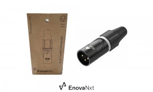 ENOVANxt NXT3MA Kabel-Stecker XLR/M männlich, 3-pol, für Kabel Ø 3-7mm