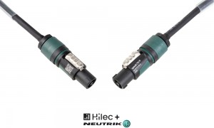 HILEC prof. Lautsprecherkabel 2 x 2.5mm² mit NEUTRIK® NL4FXX-W-S speakON-Steckern