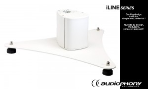 AUDIOPHONY iLINEbasew Standsockel weiss