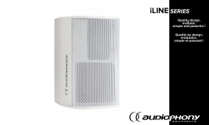 AUDIOPHONY iLINE23w Passiv Lautsprecher weiss 40W/16Ω