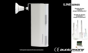 AUDIOPHONY iLINE24supw Wandhalterung weiss