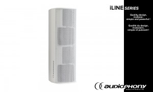 AUDIOPHONY iLINE43w Passiv Lautsprecher weiss 80W/8Ω