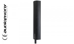 AUDIOPHONY iLINE83Bb Column passiv Fullrange Lautsprecher schwarz 160W RMS, 16Ω