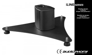 AUDIOPHONY iLINEbaseb Standsockel schwarz