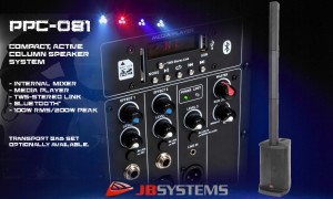 JB SYSTEMS PPC-081 Aktiv PA-Säulensystem 100W RMS/200W Peak