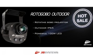 JB SYSTEMS ROTOGOBO OUTDOOR Goboprojektor 100W, IP65 Outdoor