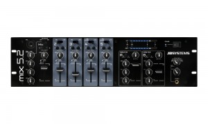 JB SYSTEMS MIX5.2 Stereo-Mixer mit zwei Masterzonen