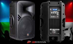 JB SYSTEMS PPA-122 Aktivlautsprecher 250W, Mixer/BT/MP3-Player