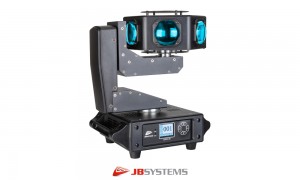 JB SYSTEMS UFO X1 Rotierender und raumfüllender Lichteffekt mit 6x40W RGBW LEDs, integrierte Programme, DMX
