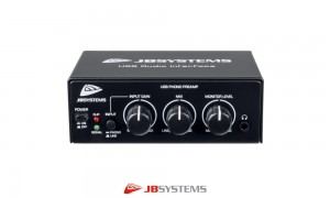 JB SYSTEMS USB AUDIO INTERFACE Phono/Line-Preamp mit USB