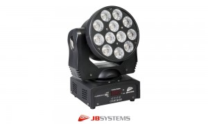 JB SYSTEMS CLUBWASH II Moving Head 12x12W RGBWA+UV