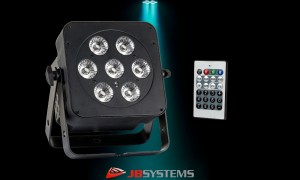 JB SYSTEMS LED-PLANO 7FC BLACK LED-Projektor 7 x 8W RGBW