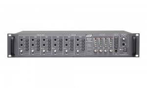 JD-MEDIA MX-604 6-Kanal Mixer mit 4 Ausgangszonen