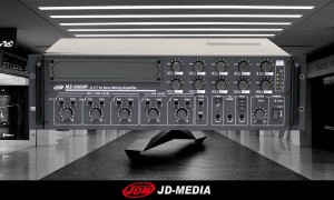 JD-MEDIA MZ-6000P 10-Zonen ELA-Zentrale 600W - 100V/4 Ohm