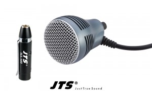 JTS CX-520 Mundharmonika Harp-Mikrofon, wireless-Version, MA-500 Adapter, Mini 4-pol XLR/F-Stecker