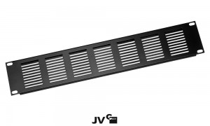 JV CASE RP 2U/V Rackblindplatte 19"/2U (8.8cm) mit Lüftungsschlitzen