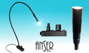LITTLITE ANSER® LED-Schwanenhalslampen mit Dimmer und Montagesockel