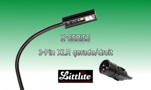 LITTLITE X-SERIE 2.4W Glühlampe 3-Pol XLR GERADE/STRAIGHT