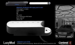 LuxyMod HBAR20ZC LED-Einspeisemodul - Z-Profil - 5W - 24VAC