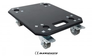 AUDIOPHONY MOJO2200CURVE-BOARD Transportplatte mit Rollen