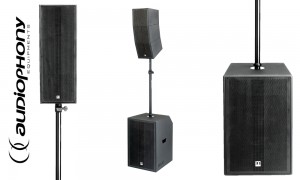 AUDIOPHONY MOJOCurveXL Aktiv PA-System, DSP/BT/TSW, 1100W RMS