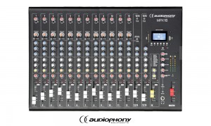 AUDIOPHONY MPX16 - 16-Kanal Mixer mit Bluetooth/USB/FX