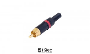 NEUTRIK/REAN NYS373-2 RCA Cinch-Stecker schwarz, Codierung rot - Code H8856