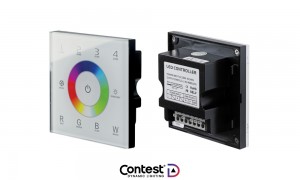 CONTEST PILOTctl-16 Touch-Interface WiFi/DMX, 4-Zonen, RGB+W