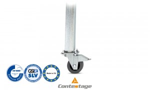 CONTESTAGE PLTS-FW24 Standfuss mit Rolle 24.5cm