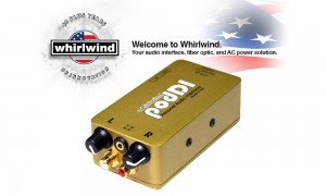 WHIRLWIND podDI - Passive Mix/DI-Box für Liniensignale 