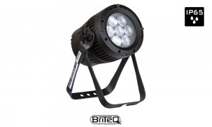 BRITEQ PRO BEAMER ZOOM MK5 RENTAL LED-Projektor 7 x 20W RGBW, IP65