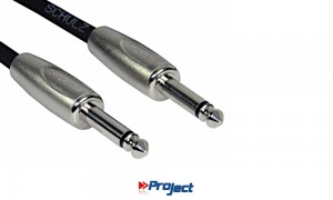 PROJECT Lautsprecherkabel Jack/Jack 6.3mm, 2 x 1.5mm², Länge 150cm