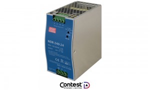 CONTEST NDR-240-24 PSU/Netzteil 24VDC/240W/DIN