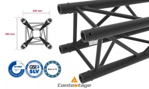 CONTESTAGE QUA29-071 BLK Truss 71cm, Farbe SCHWARZ